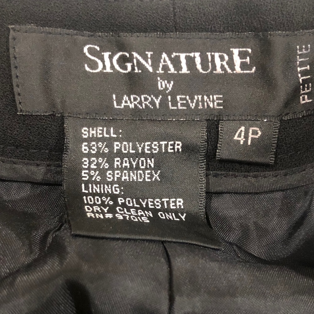 Women's Signature Black Slightly Flare Pants - Picture 9 of 10